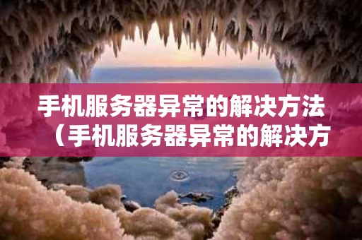 手机服务器异常的解决方法（手机服务器异常的解决方法有哪些）
