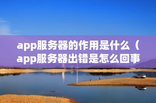 app服务器的作用是什么（app服务器出错是怎么回事）